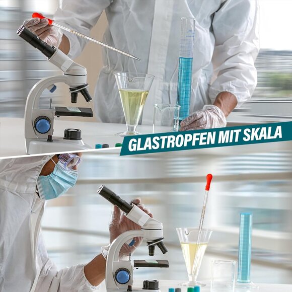 6 Pieces Glass Pipettes 10ml 5ml 3ml 2ml 1ml 0.5ml Glass Graduated Dropper Pipet - Picture 6 of 9